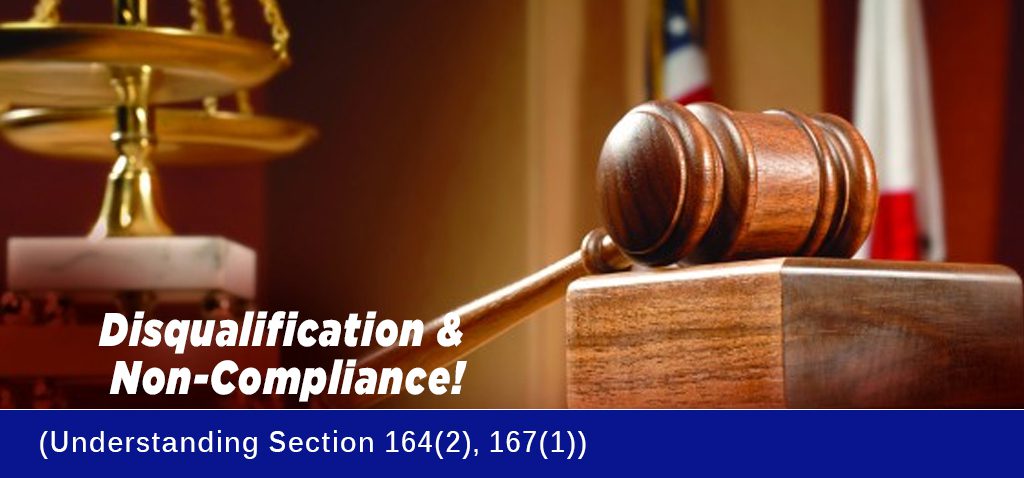 Director Disqualification & Non-Compliance! - Section 164(2) | Blog