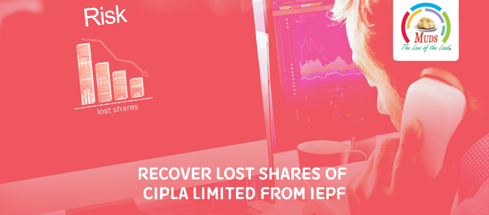 Recover Lost Shares of CIPLA Limited from IEPF