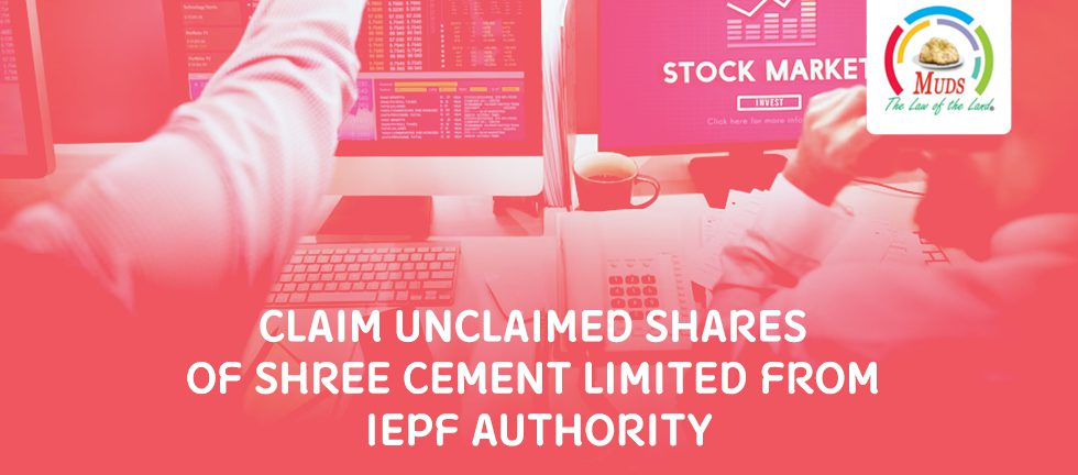 Claim Unclaimed Shares of Shree Cement Limited from IEPF Authority