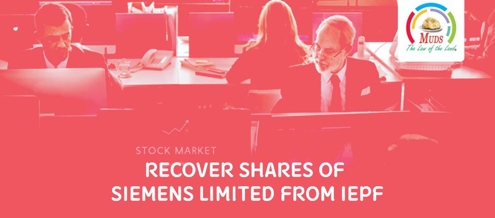Recover Shares of Siemens Limited