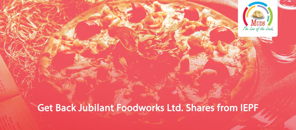 Get Back Jubilant Foodworks Ltd. Shares from IEPF