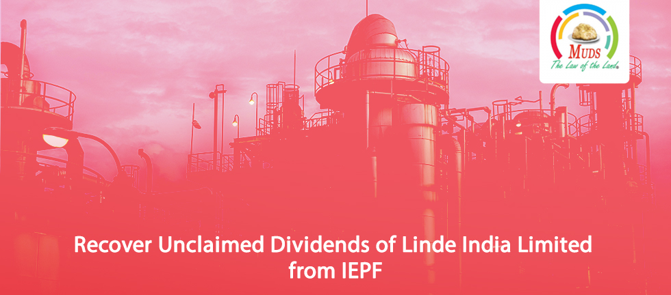 Recover Unclaimed Dividends of Linde India Limited from IEPF