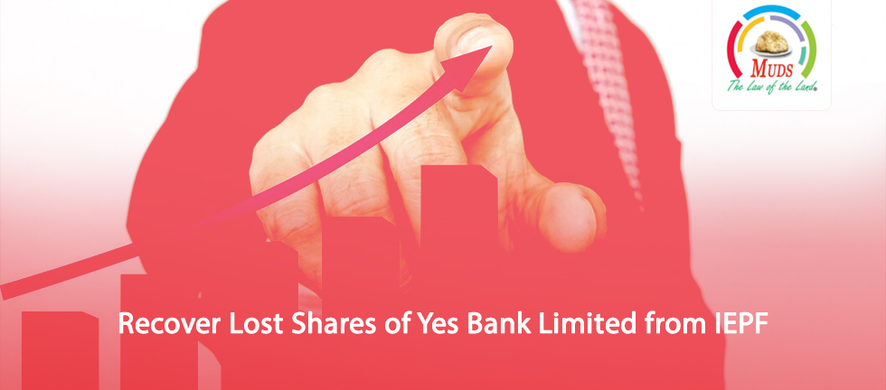 Recover Lost Shares of Yes Bank Limited from IEPF