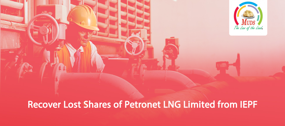 Recover Lost Shares of Petronet LNG Limited from IEPF