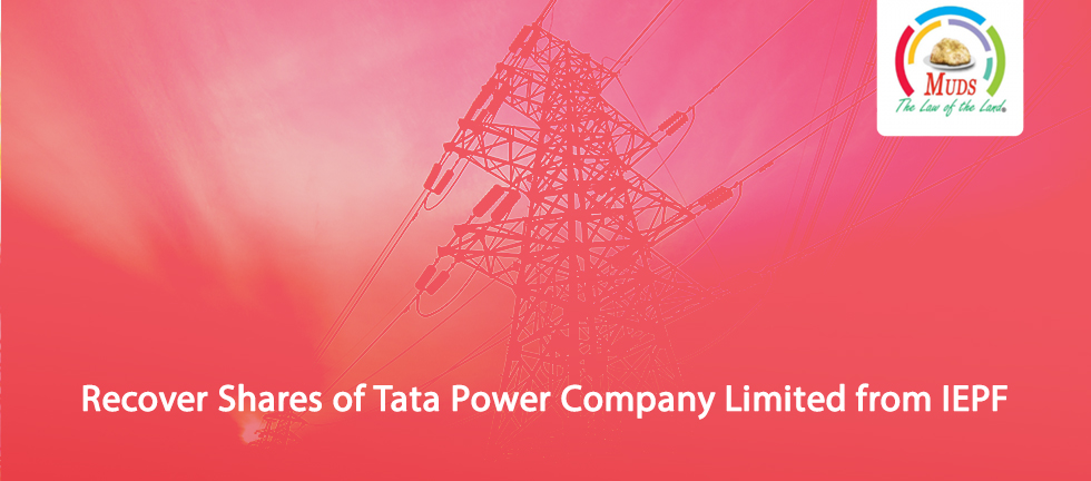 Recover Shares of Tata Power Company Limited from IEPF