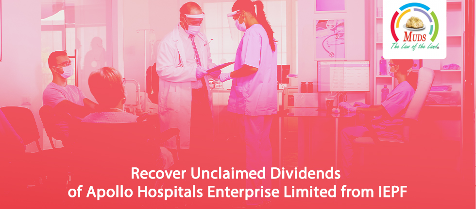 Recover Unclaimed Dividends of Apollo Hospitals Enterprise Limited from IEPF