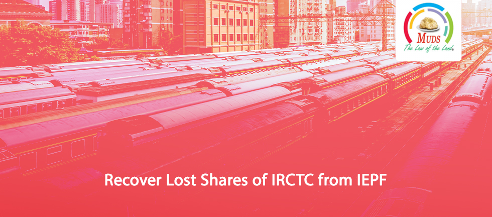 Recover Lost Shares of IRCTC from IEPF